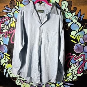 Men’s Sutter & Grant Button Down Oxford Shirt, Blue, 16.5 34/35